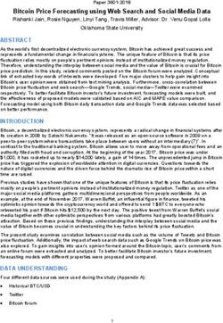 Bitcoin Price Forecasting using Web Search and Social Media Data - SAS