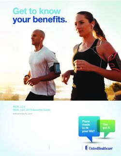 Get to know your benefits - MCR, LLC MCR, LLC 2019 Benefits Guide welcometouhc.com - MCR ACCESS Team Welcome