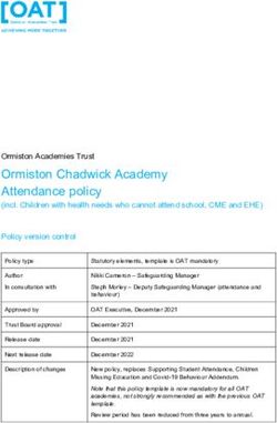 Ormiston Chadwick Academy Attendance policy