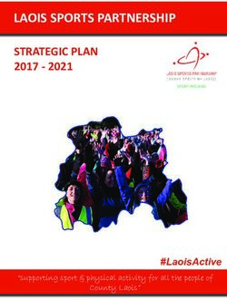 LAOIS SPORTS PARTNERSHIP - STRATEGIC PLAN 2017 2021 - #LaoisActive