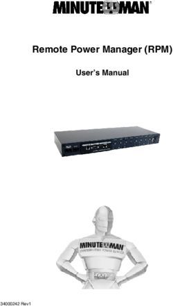Remote Power Manager (RPM) - User's Manual
