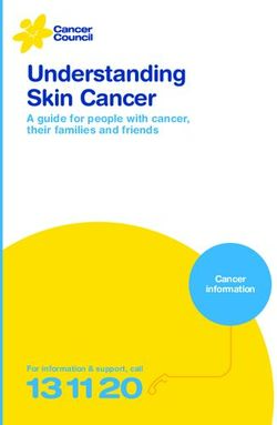 Understanding Skin Cancer - A guide for people with cancer, their families and friends - Cancer Council