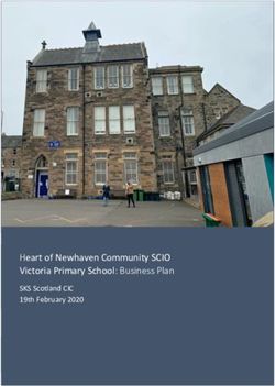 Heart of Newhaven Community SCIO Victoria Primary School: Business Plan