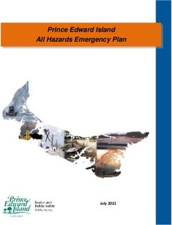 Prince Edward Island All Hazards Emergency Plan - July 2021