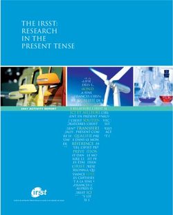 THE IRSST: Research in the present tense