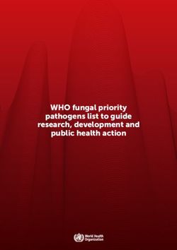 WHO fungal priority pathogens list to guide research, development and public health action