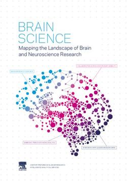 BRAIN SCIENCE Mapping the Landscape of Brain and Neuroscience Research - Elsevier