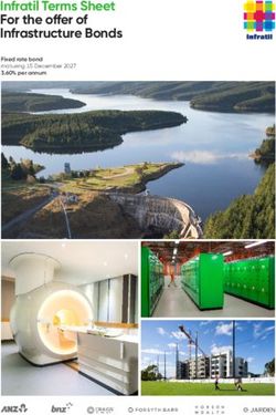 Infratil Terms Sheet For the offer of Infrastructure Bonds - Fixed rate bond maturing 15 December 2027 3.60% per annum - Chris Lee & Partners Ltd