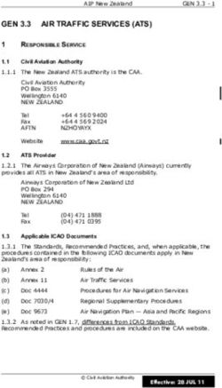 GEN 3.3 AIR TRAFFIC SERVICES (ATS) - AIP New Zealand
