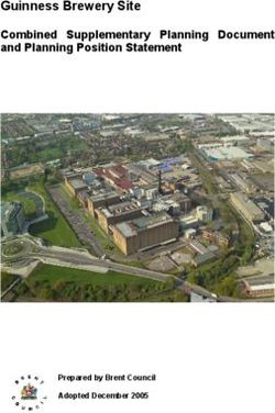 Guinness Brewery Site - Combined Supplementary Planning Document and Planning Position Statement