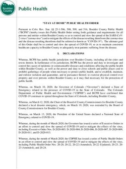 Public Health - Boulder County