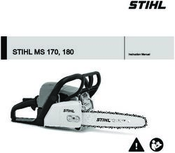 STIHL MS 170, 180 Instruction Manual