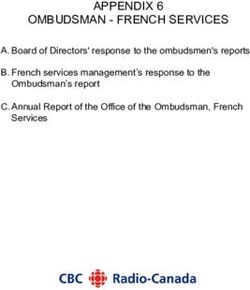 APPENDIX 6 OMBUDSMAN - FRENCH SERVICES - A. Board of Directors' response to the ombudsmen's reports B. French services management's response to ...