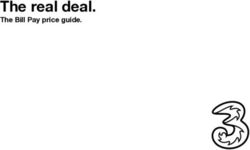 The real deal. The Bill Pay price guide - Three