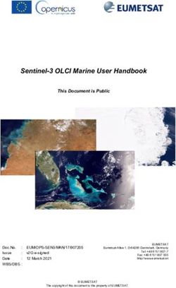 Sentinel-3 OLCI Marine User Handbook - This Document is Public - Eumetsat