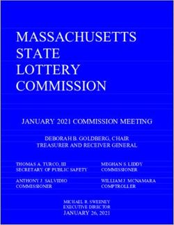 MASSACHUSETTS STATE LOTTERY COMMISSION