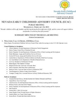NEVADA EARLY CHILDHOOD ADVISORY COUNCIL (ECAC)