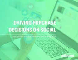 DRIVING PURCHASE DECISIONS ON SOCIAL - The Evolution of Social Media for Brands: May, 2020 - Advantage ...