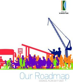 Our Roadmap COUNCIL PLAN 2017-2021 - Kingston City Council