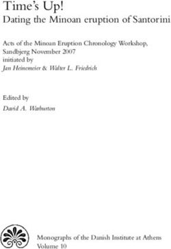 Time's Up! Dating the Minoan eruption of Santorini - Malcolm H. Wiener