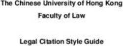 The Chinese University of Hong Kong Faculty of Law Legal Citation Style Guide