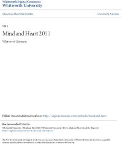 Mind and Heart 2011 Whitworth University - Whitworth University Digital Commons