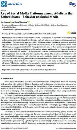 Use of Social Media Platforms among Adults in the United States-Behavior on Social Media - MDPI