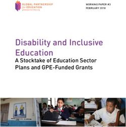 Disability and Inclusive Education - A Stocktake of Education Sector Plans and GPE-Funded Grants - Global Partnership for ...