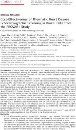 Cost-Effectiveness of Rheumatic Heart Disease Echocardiographic Screening in Brazil: Data from the PROVAR+ Study - Global Heart