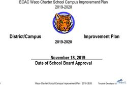 District/Campus Improvement Plan - EOAC Waco