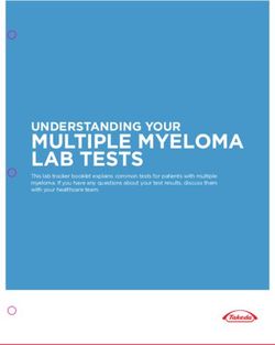 MULTIPLE MYELOMA LAB TESTS - UNDERSTANDING YOUR This lab tracker booklet explains common tests for patients with multiple myeloma. If you have any ...