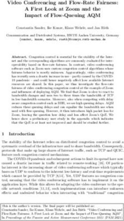 Video Conferencing and Flow-Rate Fairness: A First Look at Zoom and the Impact of Flow-Queuing AQM - COMSYS ...