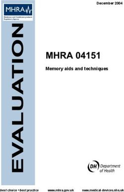 Memory aids and techniques - December 2004