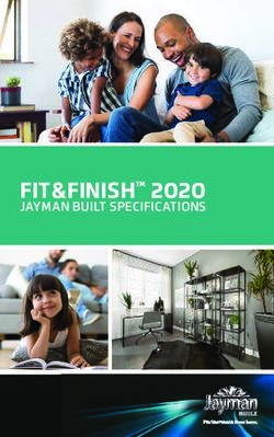 FIT&FINISH 2020 JAYMAN BUILT SPECIFICATIONS