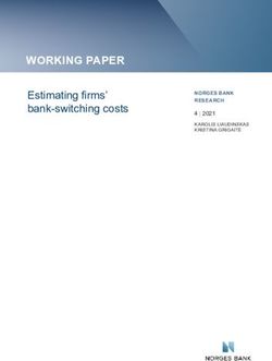 WORKING PAPER Estimating firms' bank-switching costs - NORGES BANK RESEARCH