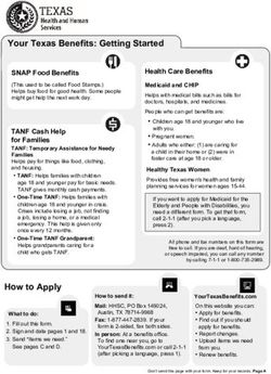 Your Texas Benefits: Getting Started