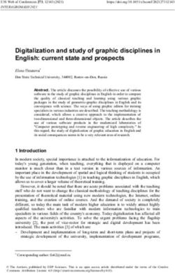 Digitalization and study of graphic disciplines in English: current state and prospects