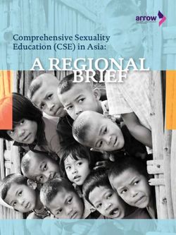 Comprehensive Sexuality Education (CSE) in Asia: Asian ...