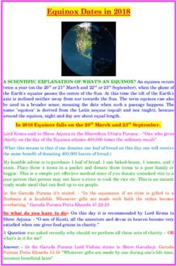 Equinox Dates in 2018 - Dipika