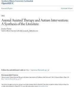 Animal Assisted Therapy and Autism Intervention: A Synthesis of the Literature - OpenSIUC