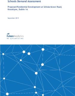 Schools Demand Assessment - Proposed Residential Development at Scholarstown Road, Knocklyon, Dublin 16