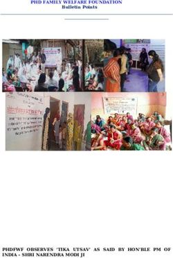 PHD FAMILY WELFARE FOUNDATION - PHDFWF OBSERVES 'TIKA UTSAV' AS SAID BY HON'BLE PM OF INDIA - SHRI NARENDRA MODI JI - Bulletin Points