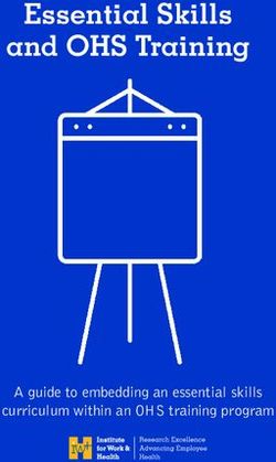 Essential Skills and OHS Training - A guide to embedding an essential skills curriculum within an OHS training program - Institute for Work & ...