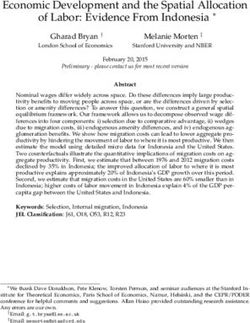 Economic Development and the Spatial Allocation of Labor: Evidence From Indonesia