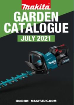 GARDEN PRODUCT CATALOGUE - Makita UK