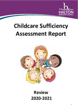 Childcare Sufficiency Assessment Report - Review 2020-2021 1 - Halton Borough ...