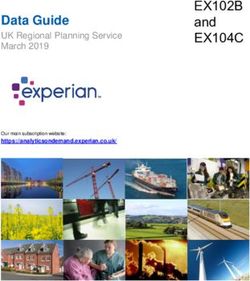 EX104C Data Guide UK Regional Planning Service March 2019