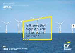 Is finance the biggest hurdle in the race to net zero? - RECAI May 2021 | 57th edition Renewable Energy Country Attractiveness Index - EY