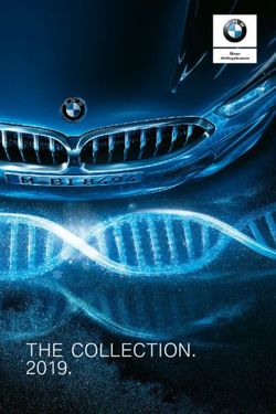 THE COLLECTION. 2019 - Sheer driving pleasure - BMW cars