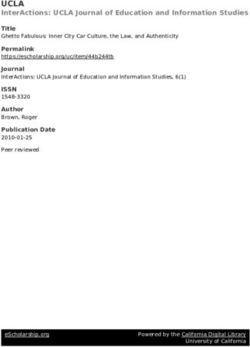 UCLA InterActions: UCLA Journal of Education and Information Studies